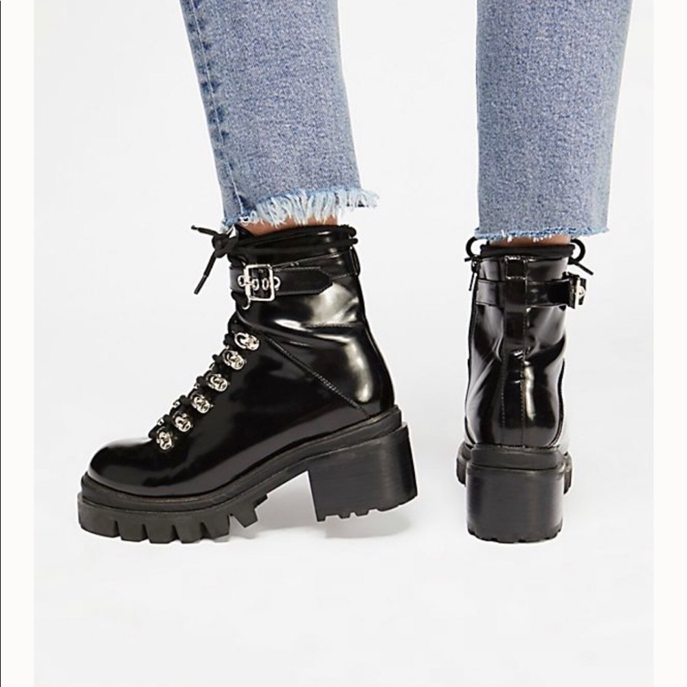 Lace up boot by Jeffrey Campbell & FREE PEOPLE